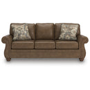 Calgary Furniture Emporium Chasemore Stationary Leather Look Sofa PC5590238 IMAGE 2