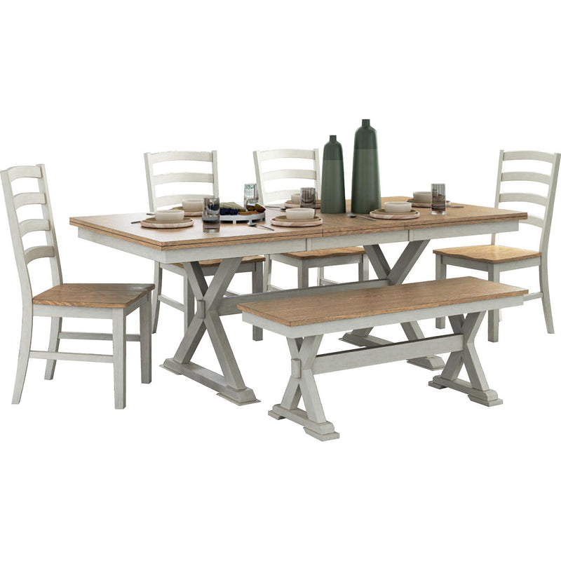 Calgary Furniture Emporium Purlaney Dining Table with Trestle Base PCD627-35 IMAGE 2