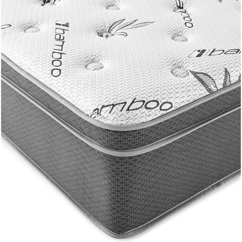 Coaster Furniture Sommet 350363KW 13" California King Bamboo Euro Top Hybrid Mattress IMAGE 2