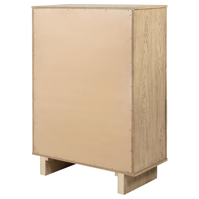 Coaster Furniture Kailani 225045 5-Drawer Bedroom Chest of Drawers - Beige Oak IMAGE 7