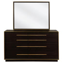 Coaster Furniture Durango 223263M 8-Drawer Dresser with Mirror - Smoked Peppercorn IMAGE 2