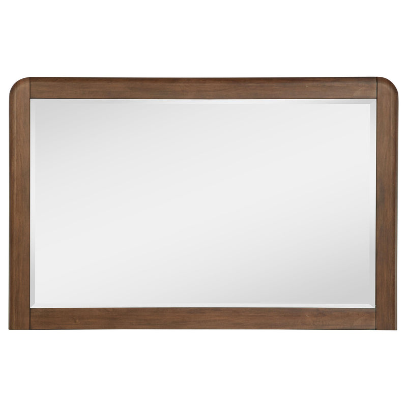 Coaster Furniture Maderia 223324 Dresser Mirror - Walnut IMAGE 2