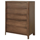 Coaster Furniture Maderia 223325 5-Drawer Chest of Drawers - Walnut IMAGE 3