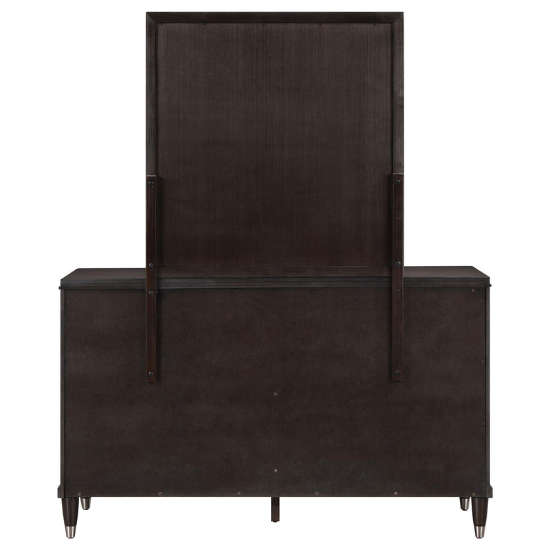 Coaster Furniture Emberlyn 223063M 6-Drawer Dresser with Mirror - Brown IMAGE 6