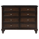 Coaster Furniture Andover 223633 8-Drawer Dresser Cabinet - Dark Oak IMAGE 2