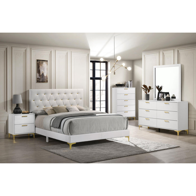 Coaster Furniture Kendall 224403M 6-Drawer Dresser with Mirror - White IMAGE 10