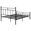 Coaster Furniture Novak 316001Q 48-inch Metal Queen Open Frame Bed - Matte Black IMAGE 6