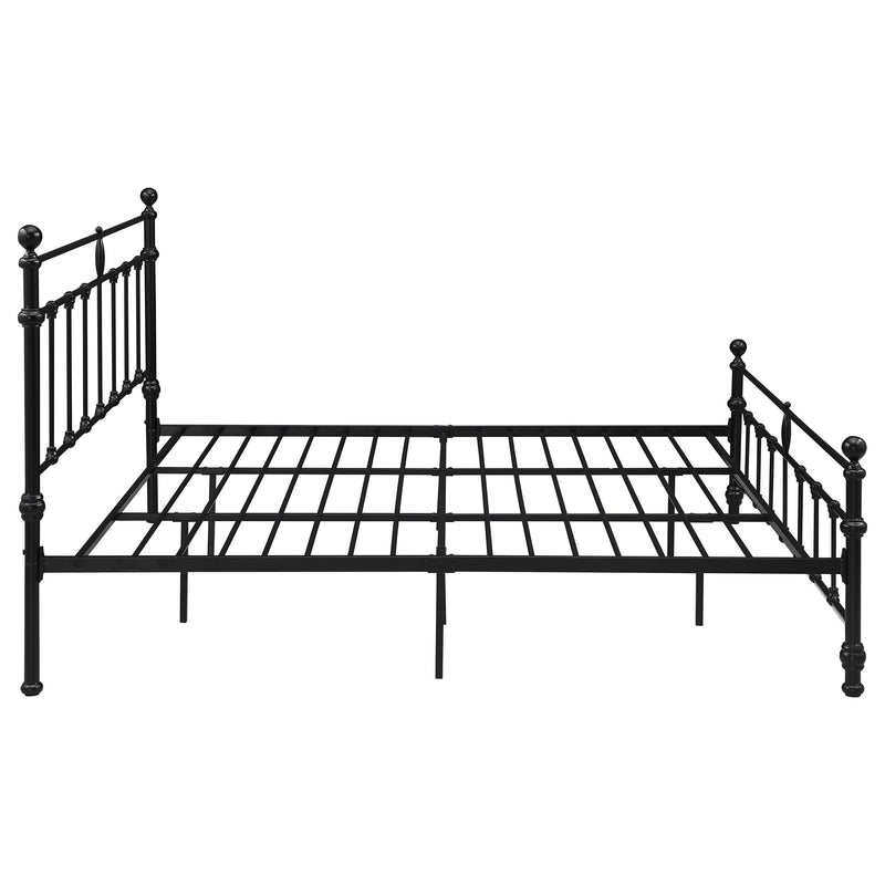 Coaster Furniture Novak 316001KE 48-inch Metal Eastern King Open Frame Bed - Matte Black IMAGE 7