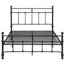 Coaster Furniture Novak 316001F 48-inch Metal Full Open Frame Bed - Matte Black IMAGE 2