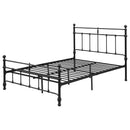 Coaster Furniture Novak 316001F 48-inch Metal Full Open Frame Bed - Matte Black IMAGE 3