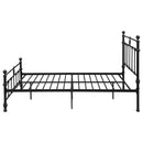 Coaster Furniture Novak 316001F 48-inch Metal Full Open Frame Bed - Matte Black IMAGE 4