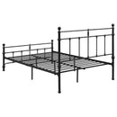 Coaster Furniture Novak 316001F 48-inch Metal Full Open Frame Bed - Matte Black IMAGE 5