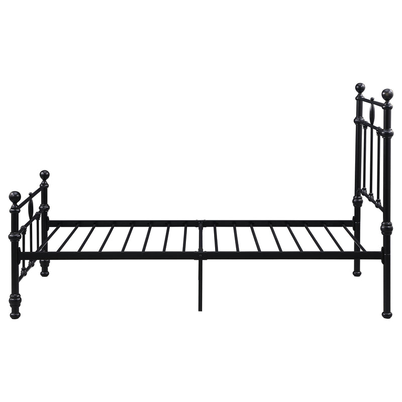 Coaster Furniture Novak 316001T 48-inch Metal Twin Open Frame Bed - Matte Black IMAGE 4