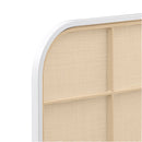 Coaster Furniture Amherst 360301KE Radio Weave Rattan Metal Eastern King Bed - White IMAGE 9