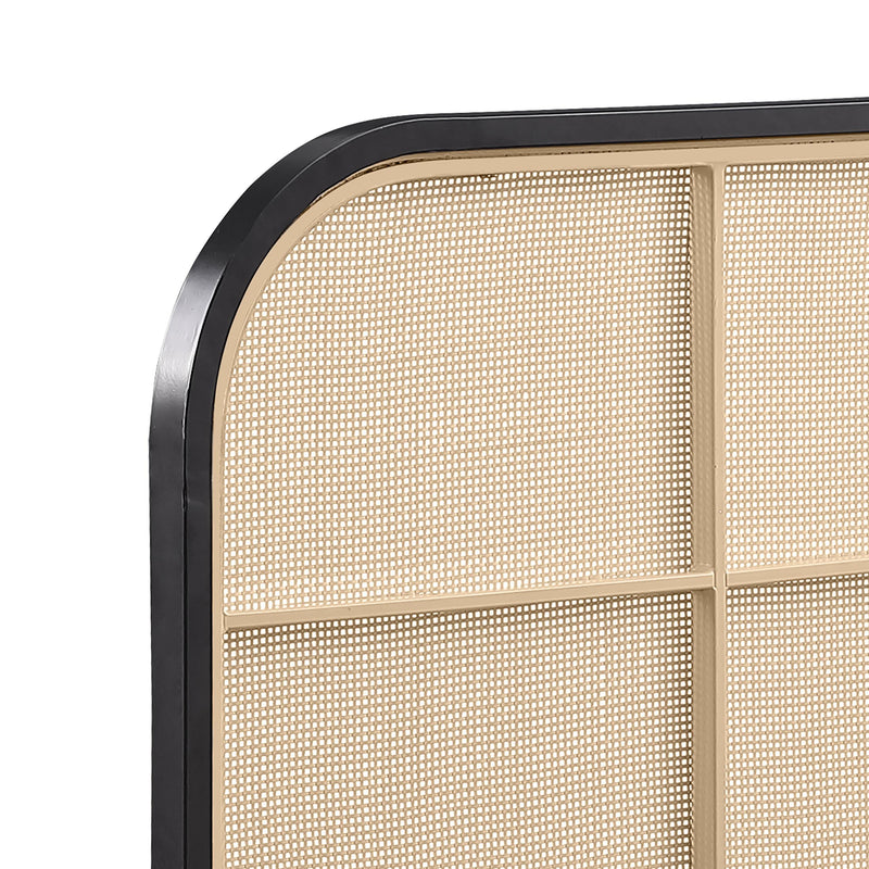 Coaster Furniture Amherst 360351KE Radio Weave Rattan Metal Eastern King Bed - Black IMAGE 9