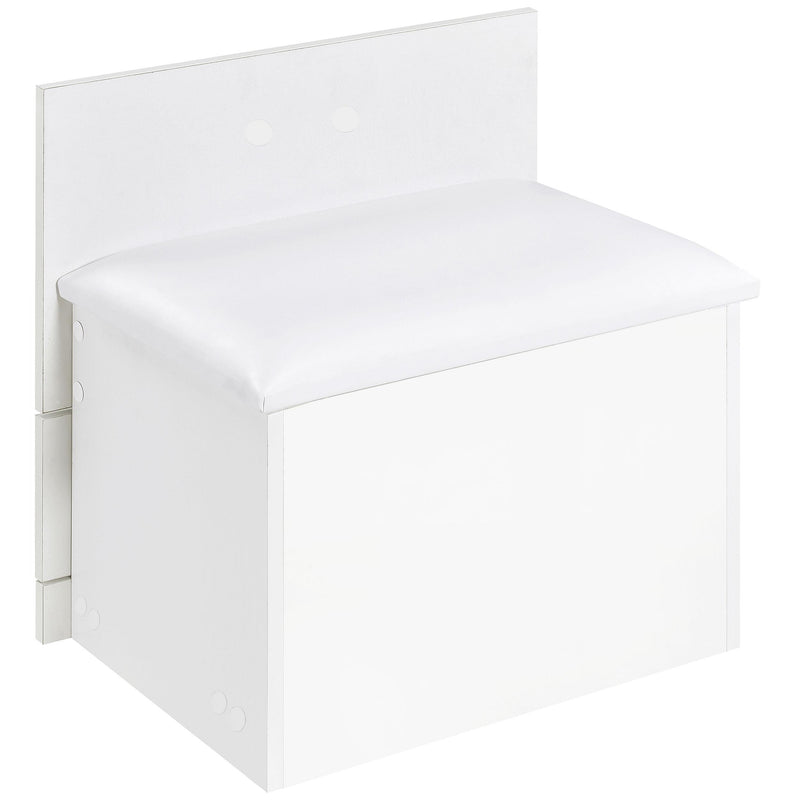 Coaster Furniture Danbury 930208 3-Drawer Makeup Vanity & Stool - Set White High Gloss IMAGE 10