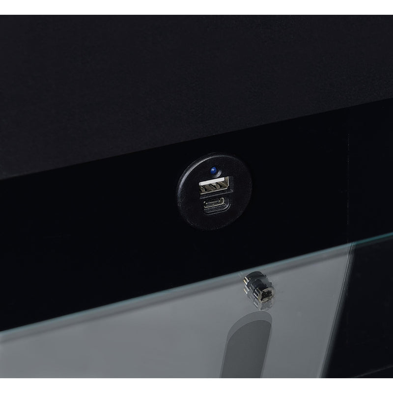 Coaster Furniture Danbury 930209 3-Drawer Makeup Vanity & Stool - Set Black High Gloss IMAGE 17