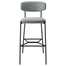 Coaster Furniture Elison 182647 Pub Height Bar Stool - Grey IMAGE 2