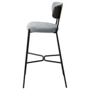 Coaster Furniture Elison 182647 Pub Height Bar Stool - Grey IMAGE 4