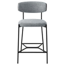Coaster Furniture Elison 182646 Counter Height Bar Stool - Grey IMAGE 2