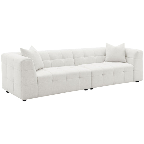 Coaster Furniture Everly 504850 Boucle Upholstered Extra Long Sofa - Off White IMAGE 1