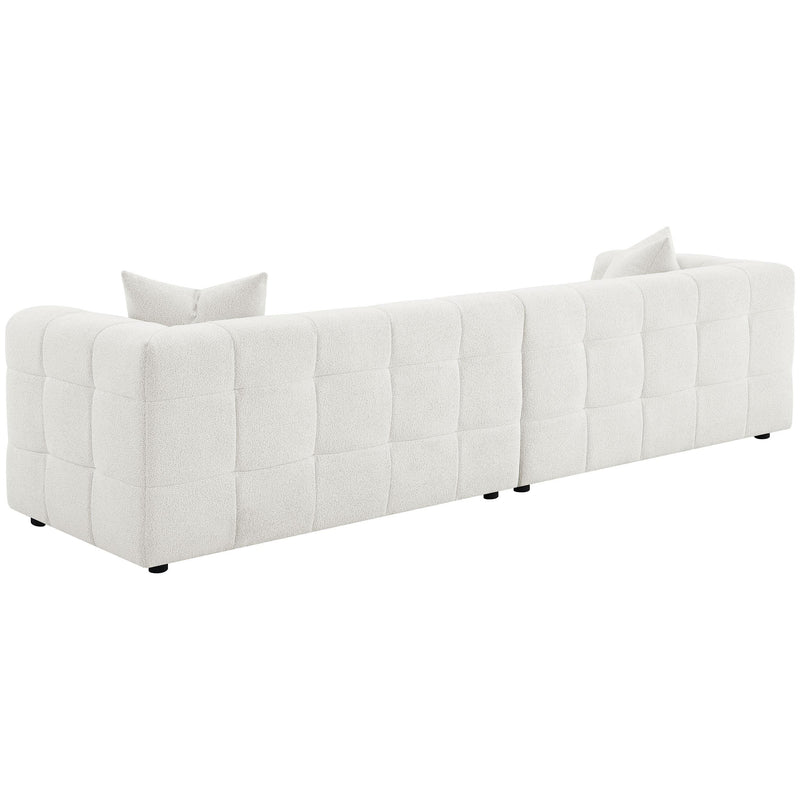 Coaster Furniture Everly 504850 Boucle Upholstered Extra Long Sofa - Off White IMAGE 5