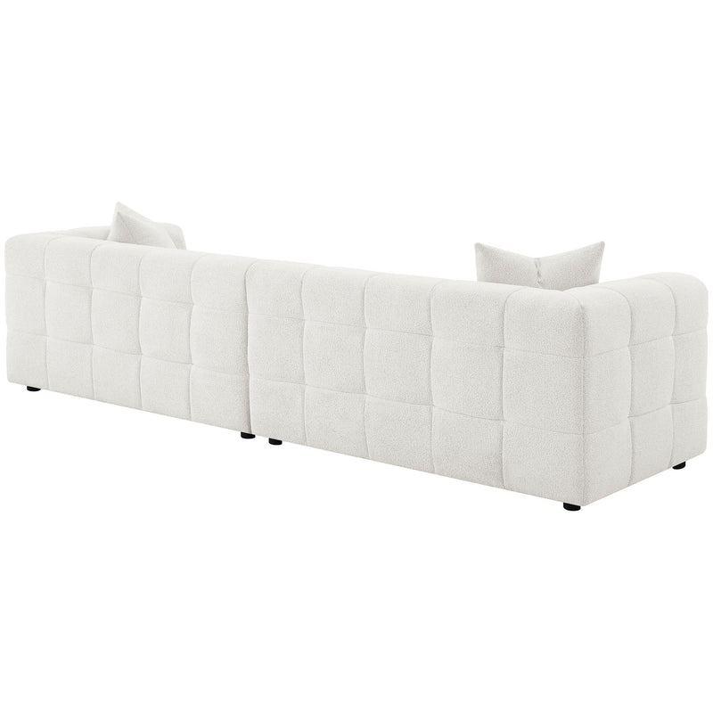 Coaster Furniture Everly 504850 Boucle Upholstered Extra Long Sofa - Off White IMAGE 6