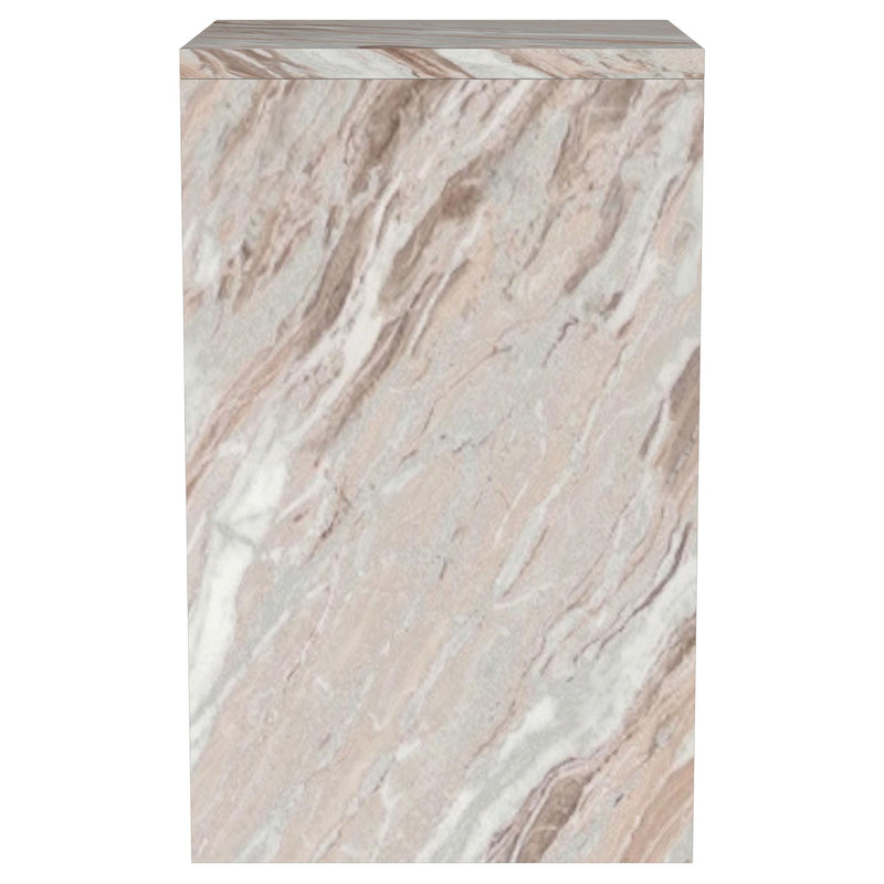 Coaster Furniture Bowdoin 930053 Genuine Marble Accent Side Table - Grey IMAGE 6