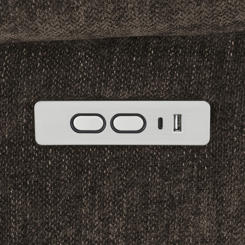 Coaster Furniture Houston 603233P Upholstered Power Lift Recliner Chair - Dark Brown IMAGE 15