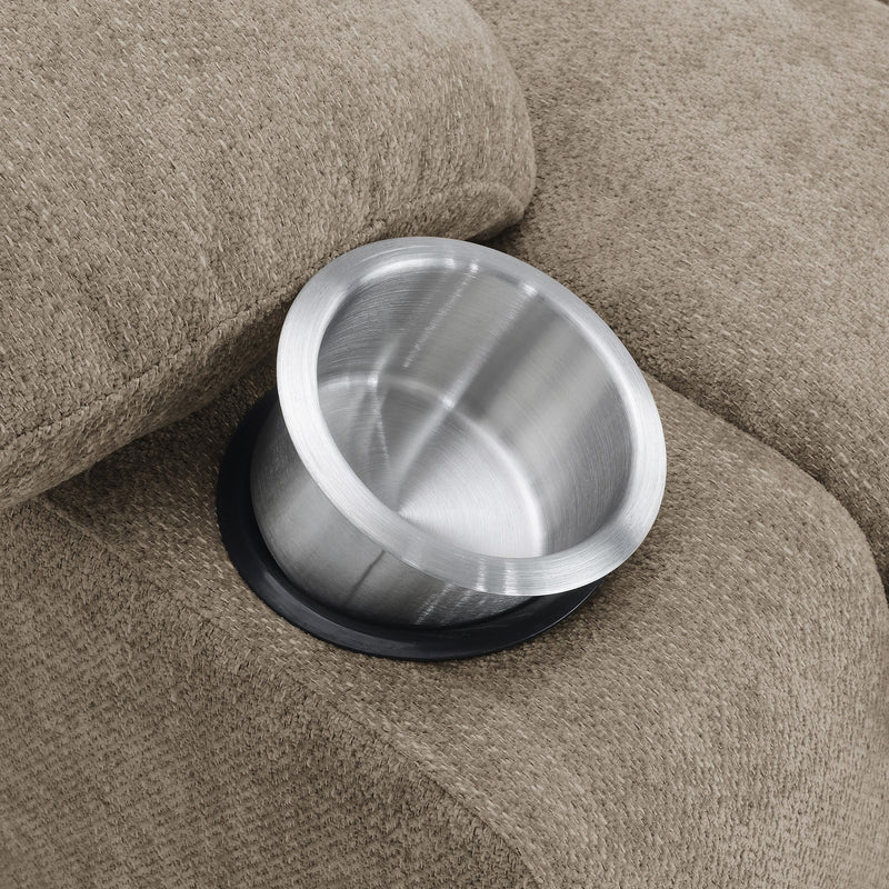 Coaster Furniture Houston 602274P Upholstered Power Lift Recliner Chair - Camel IMAGE 14