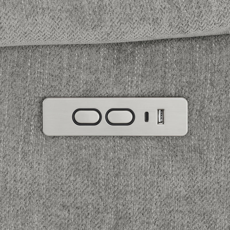 Coaster Furniture Houston 602284P Upholstered Power Lift Recliner - Grey IMAGE 15