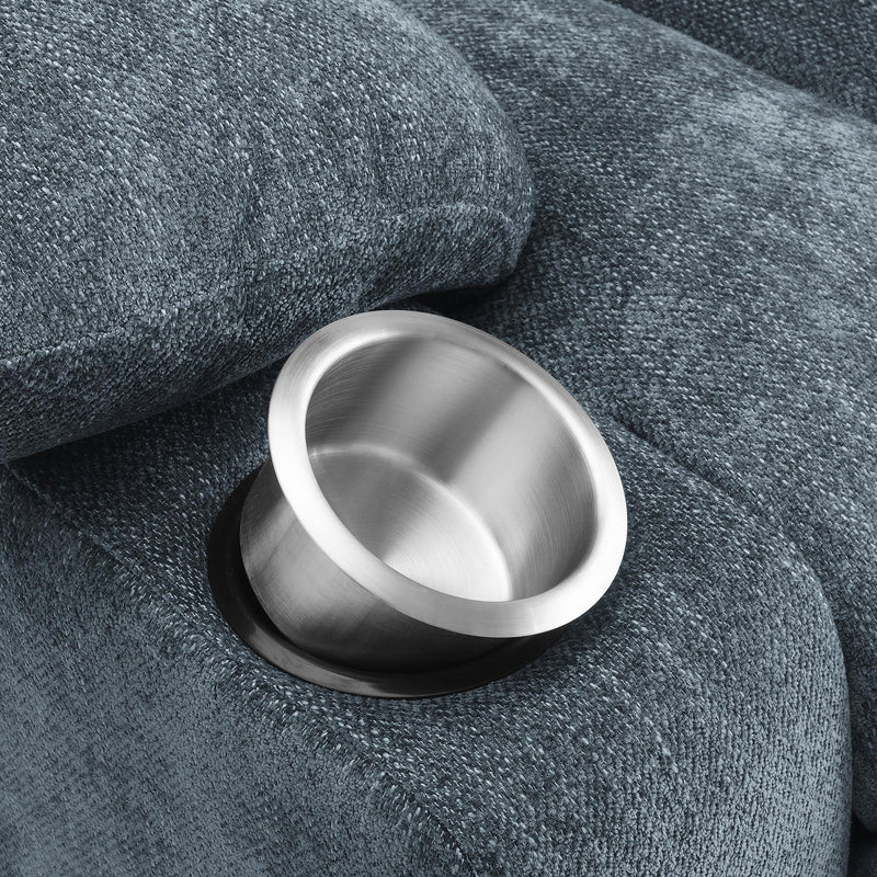 Coaster Furniture Houston 602294P Upholstered Power Lift Recliner - Slate Blue IMAGE 14