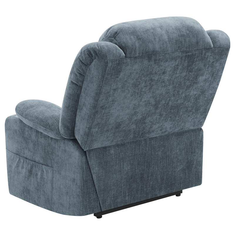 Coaster Furniture Houston 602294P Upholstered Power Lift Recliner - Slate Blue IMAGE 7
