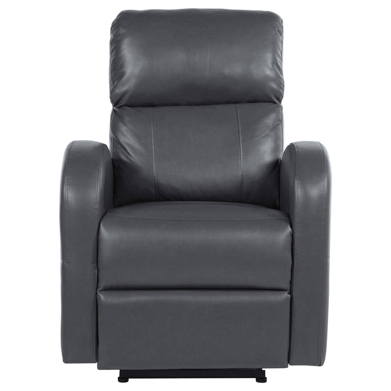 Coaster Furniture Grant 601499P Upholstered Power Recliner Chair - Grey IMAGE 4