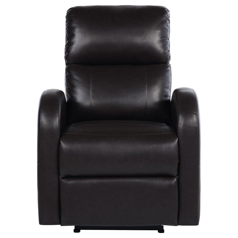 Coaster Furniture Grant 601500P Upholstered Power Recliner Chair - Brown IMAGE 4
