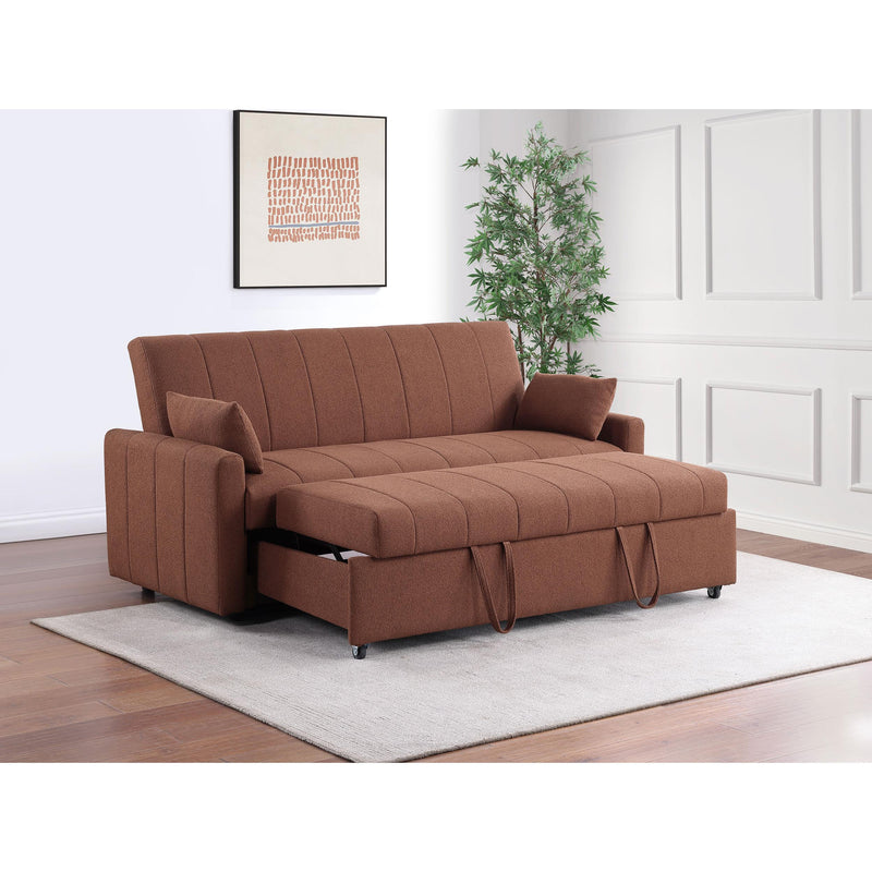 Coaster Furniture Portland 350145 Boucle Upholstered Sleeper Sofa Bed - Copper IMAGE 11