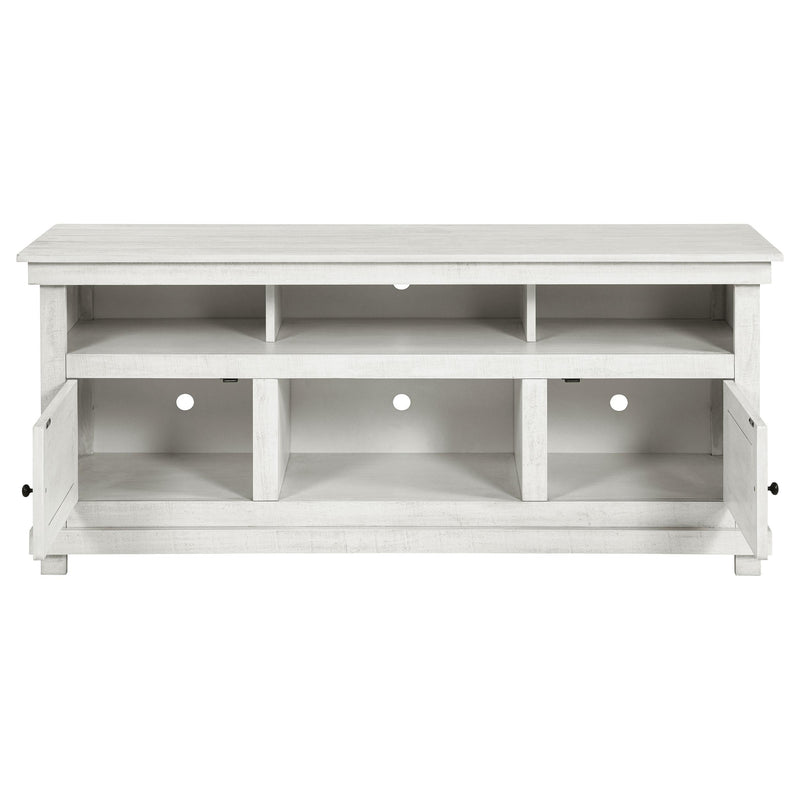 Coaster Furniture Payne 710052 60-inch TV Stand Media Console - Distressed White IMAGE 3
