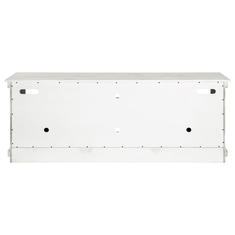 Coaster Furniture Payne 710053 70-inch TV Stand Media Console - Distressed White IMAGE 7
