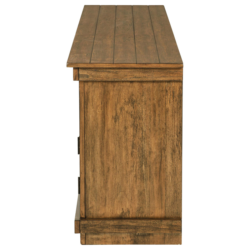 Coaster Furniture Payne 710043 70-inch TV Stand Media Console - Distressed Brown IMAGE 5