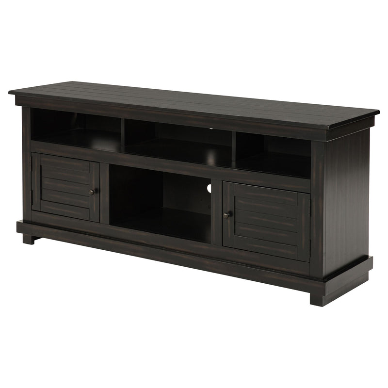 Coaster Furniture Payne 710062 60-inch TV Stand Media Console - Distressed Java IMAGE 4