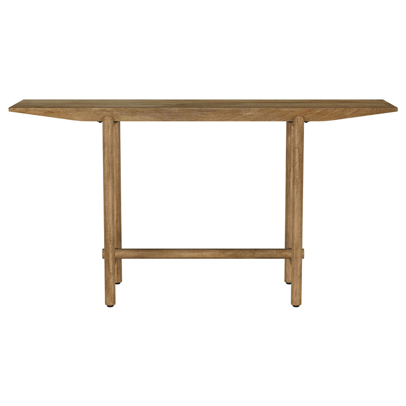 Coaster Furniture Darius 930128 Solid Wood Entryway Console Table - Natural Mango IMAGE 2