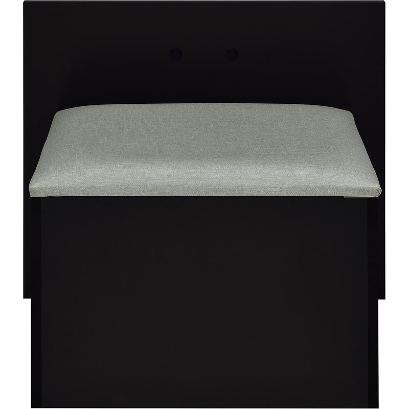 Coaster Furniture Flora 930219 2-drawer Vanity Set with LED Mirror - Black High Gloss IMAGE 14