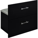 Coaster Furniture Flora 930219 2-drawer Vanity Set with LED Mirror - Black High Gloss IMAGE 16
