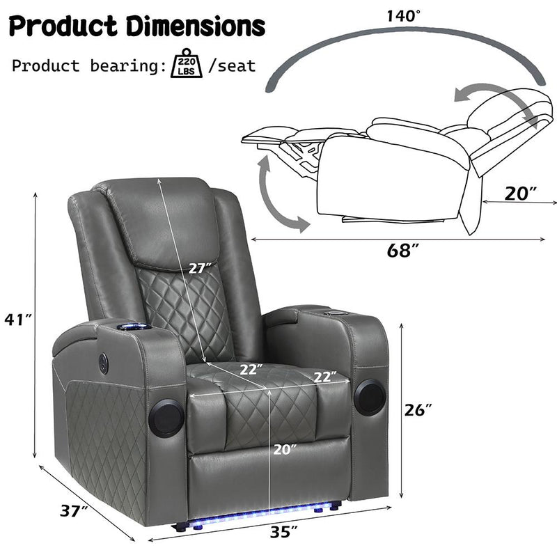 Calgary Furniture Emporium Alair Recliner LV02460 IMAGE 10