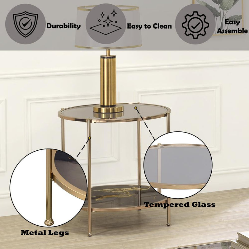 Calgary Furniture Emporium Fiorella End Table LV02223 IMAGE 6