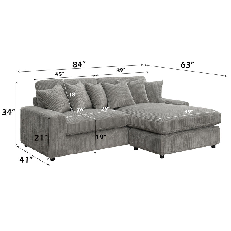 Calgary Furniture Emporium Tavia Sectional LV01882 IMAGE 10