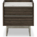  Ashley Arkenton B786-92 Two Drawer Night Stand IMAGE 3