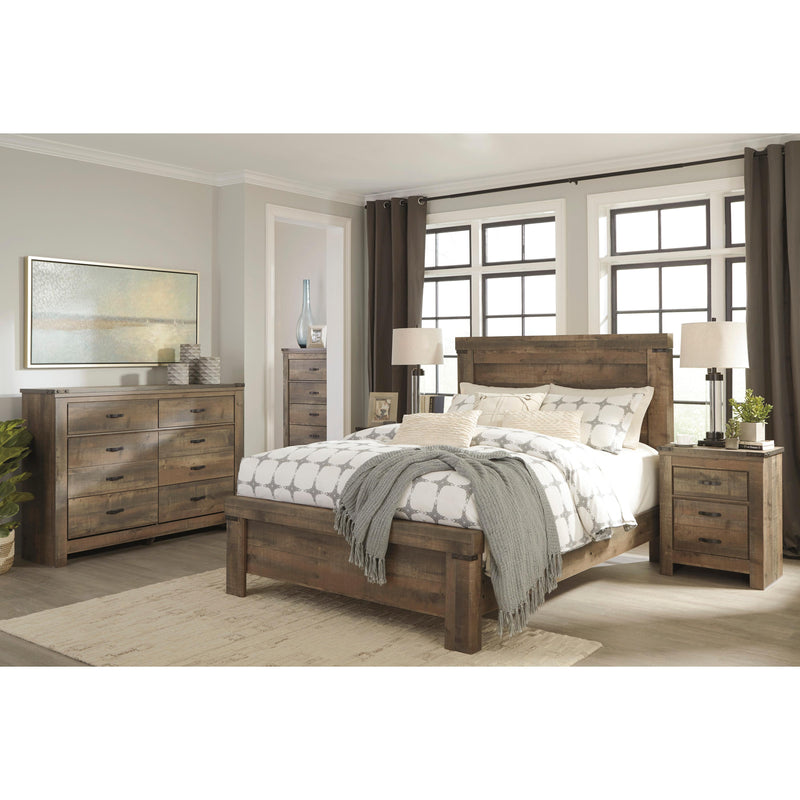  Signature Design by Ashley Trinell B446B48 Queen Panel Bed IMAGE 3