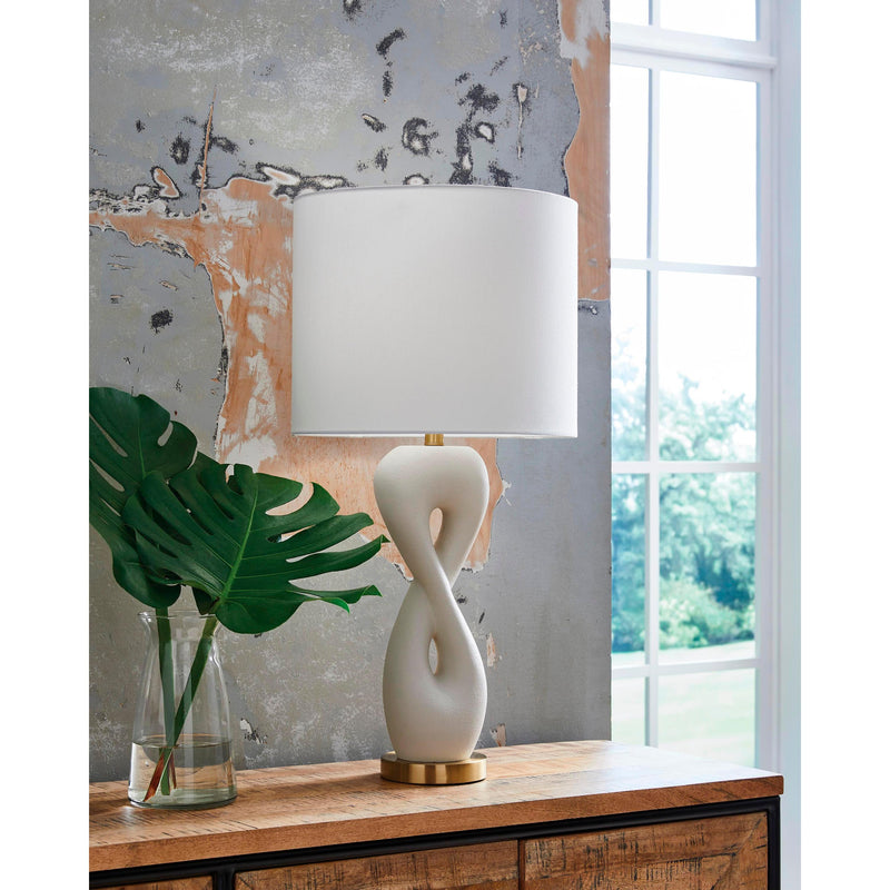  Signature Design by Ashley Judrich L236024 Poly Table Lamp IMAGE 2