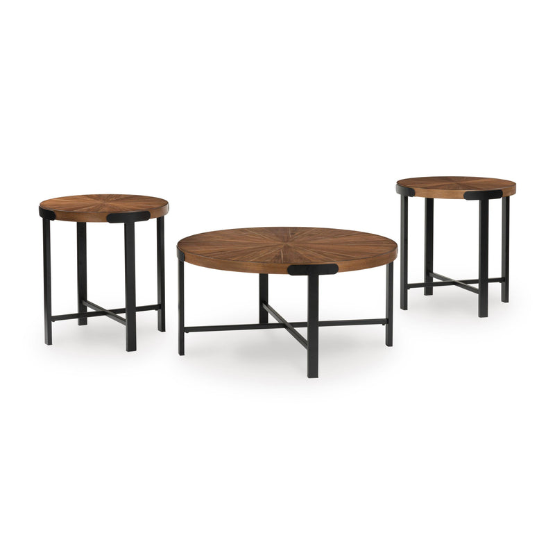 Signature Design by Ashley Crosstrail T483-13 Occasional Table Set IMAGE 1